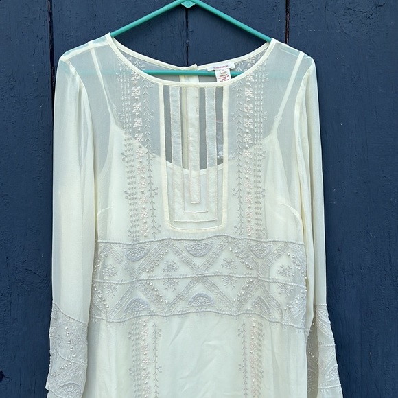 Sundance 100% silk embroidered with pearls dress - Picture 8 of 8